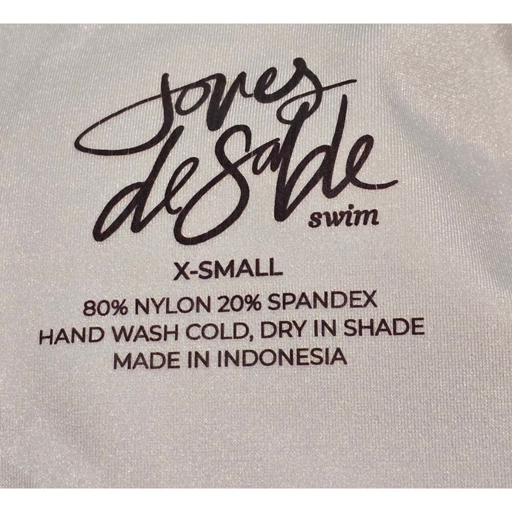 Joues de Sable X REVOLVE Alexa Bikini Bottom in Pearl White NWT Size XS - Picture 6 of 6